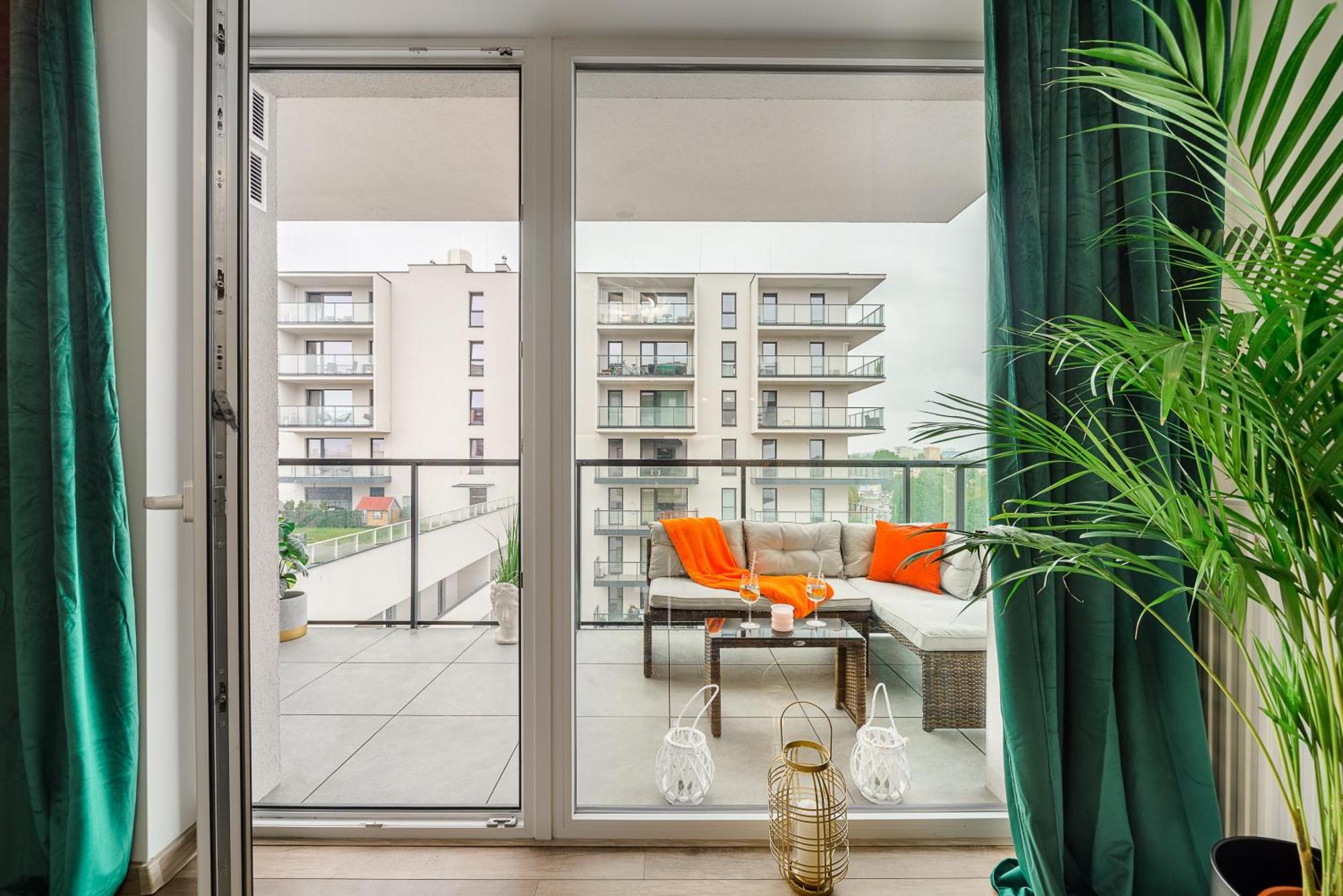 Lumina Stylish 3-Room Apart With Balcony Лодзь Экстерьер фото