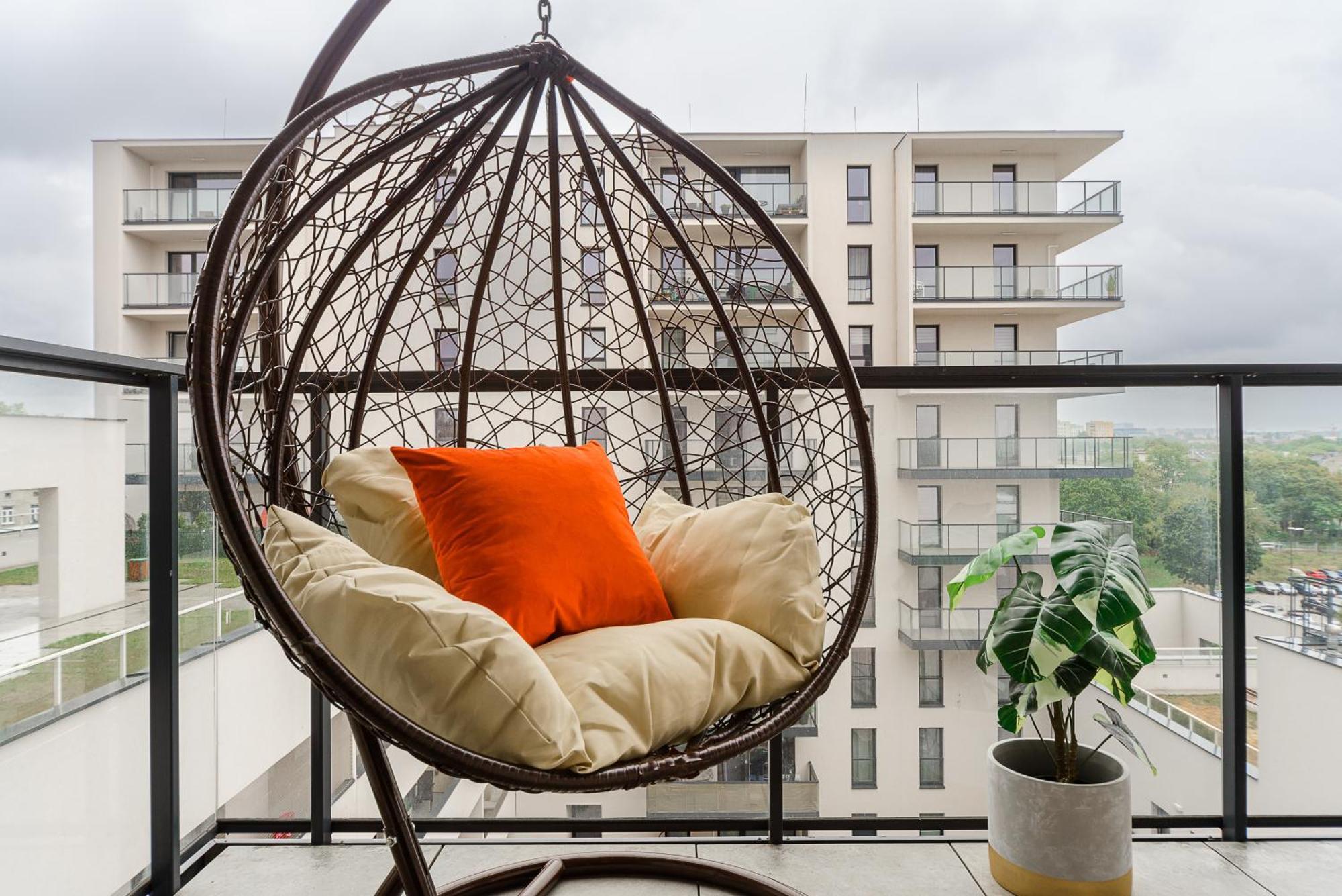 Lumina Stylish 3-Room Apart With Balcony Лодзь Экстерьер фото